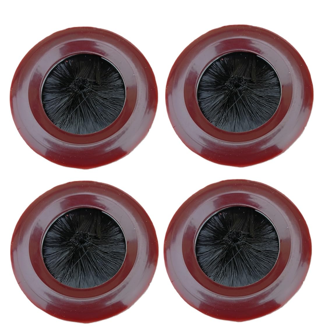 Ambikabrush Wire Grommet (Brown) with Brush/Cable Manager with Brush for Table Top, Desk, Computer Desk, Conference Table. Size 62Mm, Black, Set of 4Pcs, Plastic (B0CR8YDTBR) Amazon Price History, Amazon Price Tracker