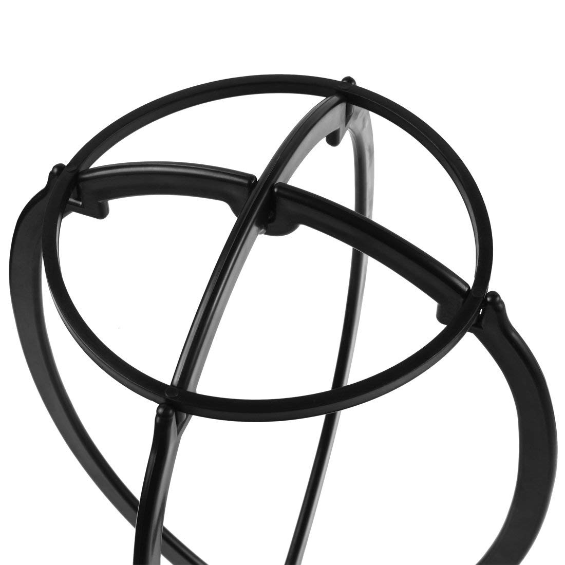 Dreamlover Supporto per Parrucca di Plastica, Porta Parrucca per Donna, 3 Pezzi