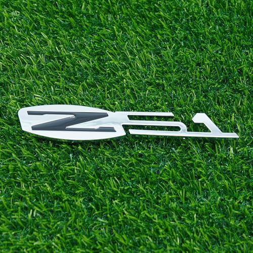 Image of Hood Door Tailgate Trunk Badge 3D Nameplate Emblem Logo Replacement for Z51 1Pc (Chrome Black)