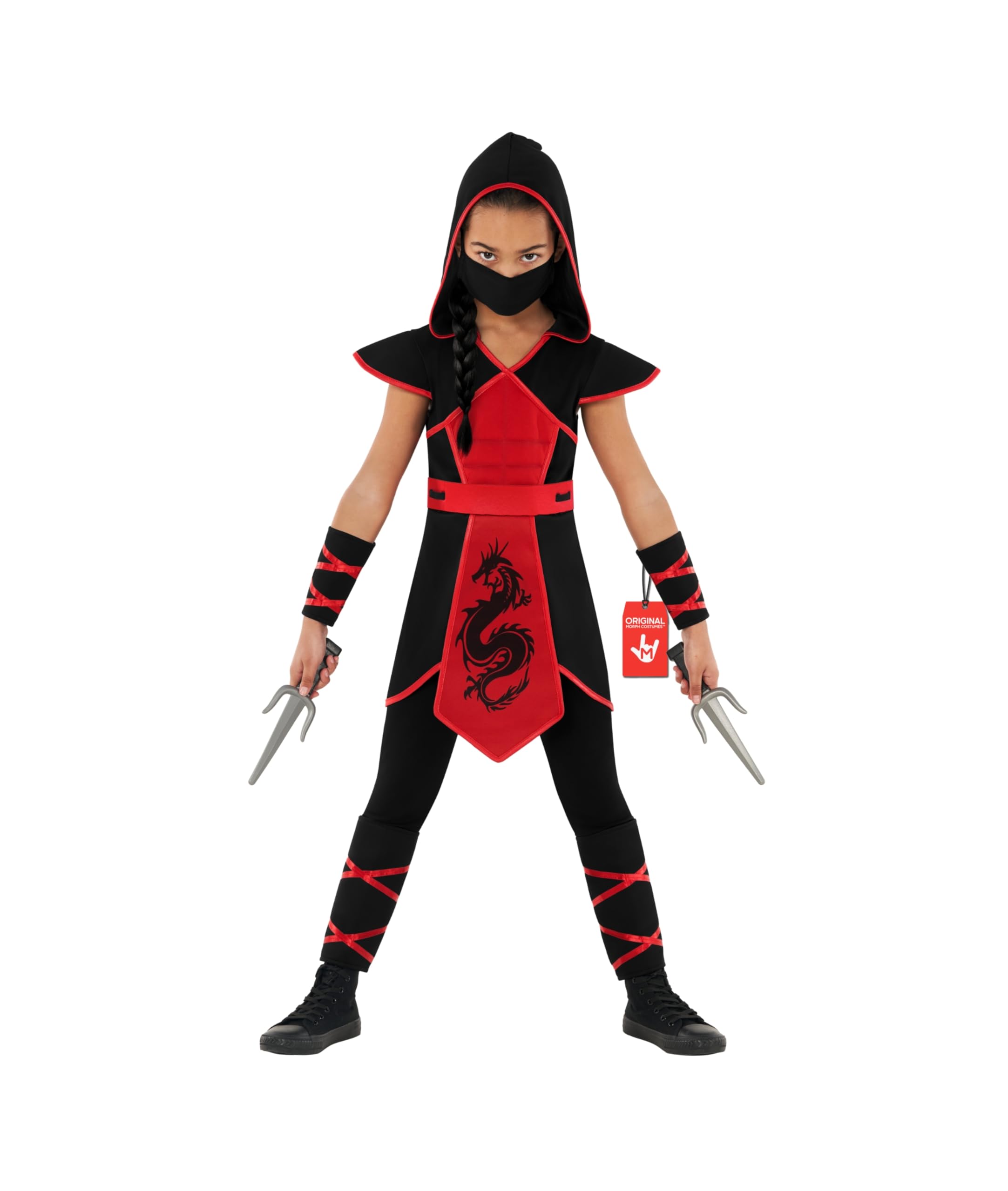 Morph Disfraz Ninja Niña, Disfraz Halloween Niña