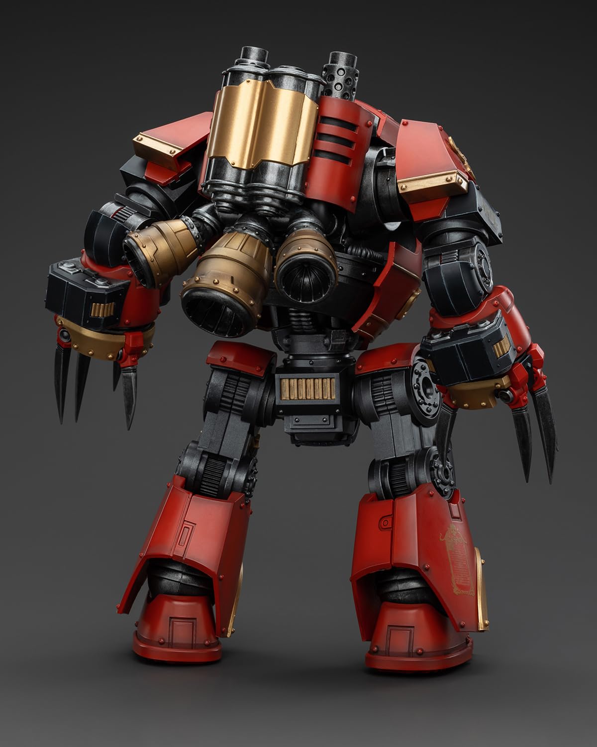 GWTCTOY JoyToy GW 40K oryginalna licencja 1:18 figurka akcji, Blood Angels Contemptor-Incaendius Dreadnought, 24 cm zestawy do montażu figurek kolekcjonerskich