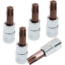 T40 Torx Bit Socket 1/4" Drive 5 Pcs 37mm