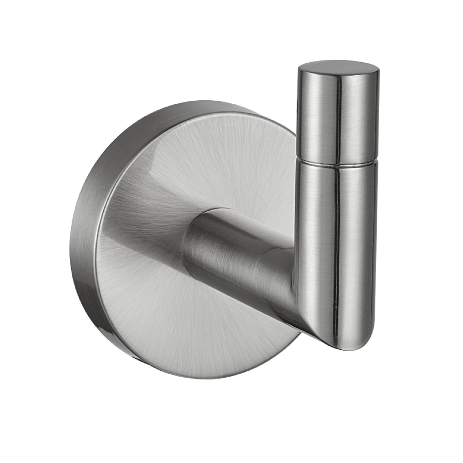 Design House 558338 Graz Robe Hook for Bathroom Bedroom Closet Kitchen or Office Satin Nickel