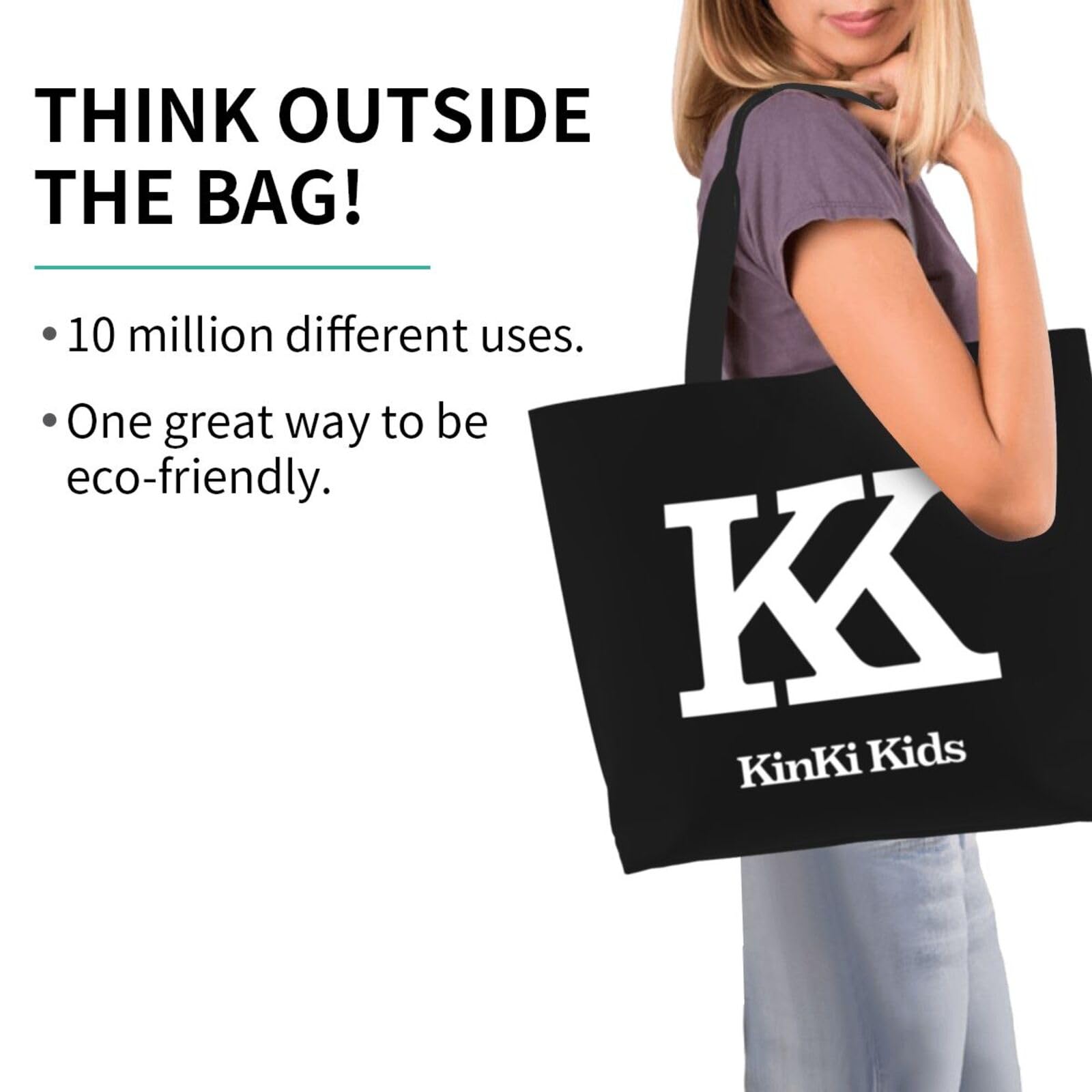 Amazon.co.jp: Kinki Kids・堂本剛＆堂本光一 トートバッグ 大容量