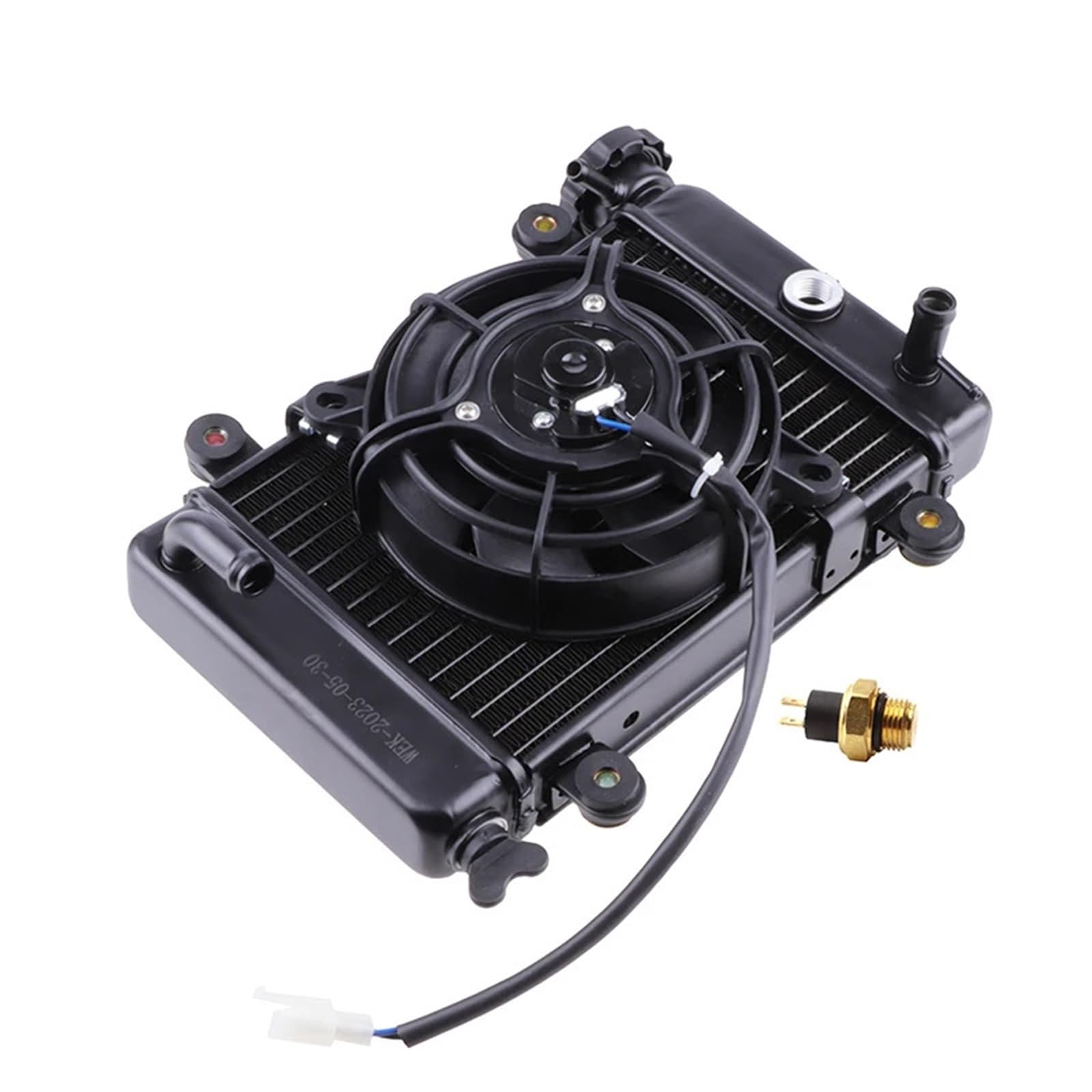 Refrigeración Para agua 150cc, 200cc, 250cc, motocicleta 4x4 ATV UTV, piezas, refrigerador radiador, tanque agua, electroventilador 5" Radiadores del motor,Cooler Kit