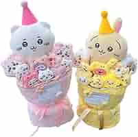 ちいかわ　誕生日　BIGぬいぐるみ花束 結婚式 Amazon.co.jp: ぬいぐるみ花束 ちいかわ/うさぎ/ハチワレ