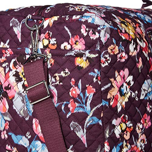Vera Bradley Women's Vera Bradley Women s Signature Cotton Large Travel Duffel Travel Bag Indiana Rose One Size, Indiana Rose, Large 22 US
