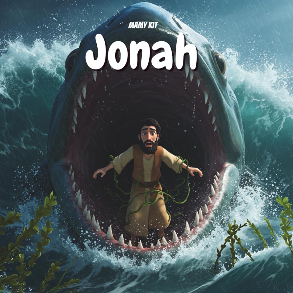 The Story of Jonah – The Prophet and the Great Fish: An Illustrated Bible Story for Children –: Learning Obedience, Trust, and God’s Forgiveness.