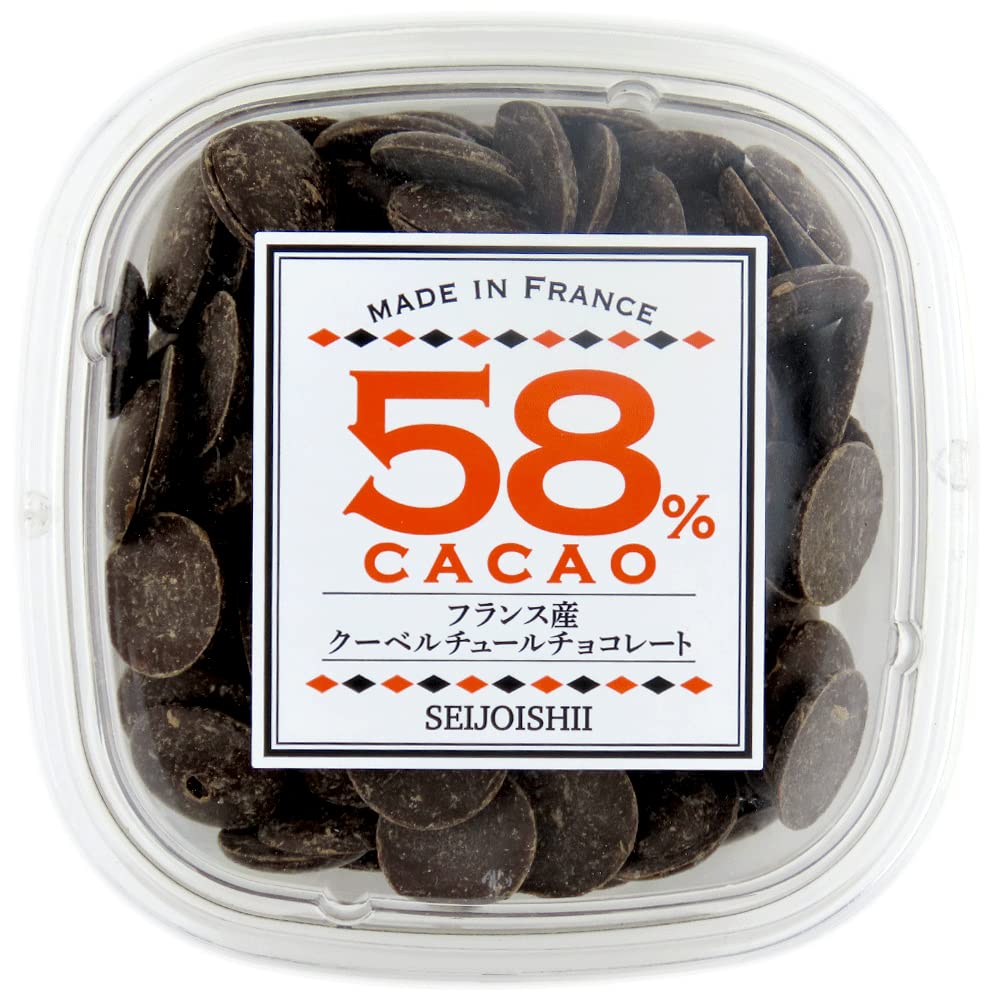 Amazon.co.jp: 成城石井 フランス産クーベルチュールカカオ58% 300g