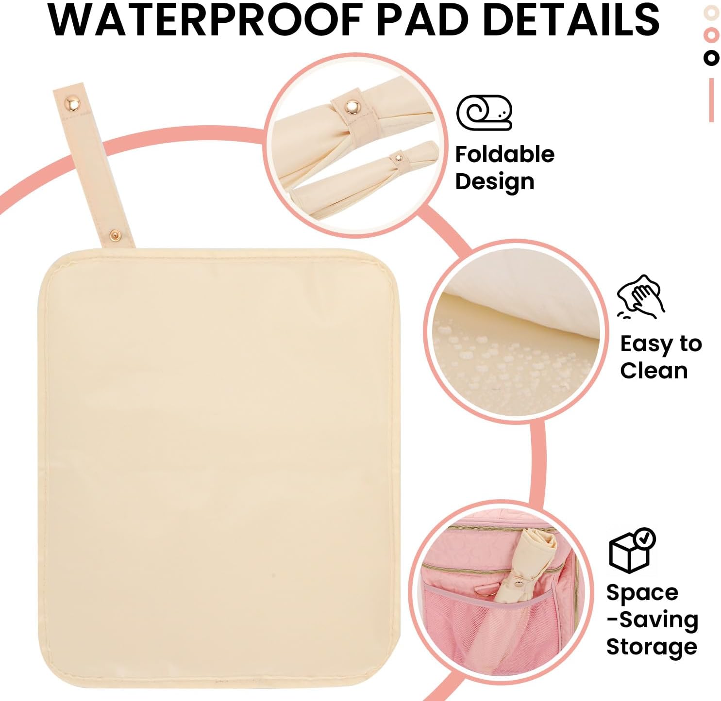 Breast Pump Bag Compatible with Spectra S1/S2, Dual-Layer Pump Carrying Case with Water-Resistant Fabric for Breastfeeding Essentials, Portable Milk Storage Bags in Work, Travel and Outdoor, Bag Only