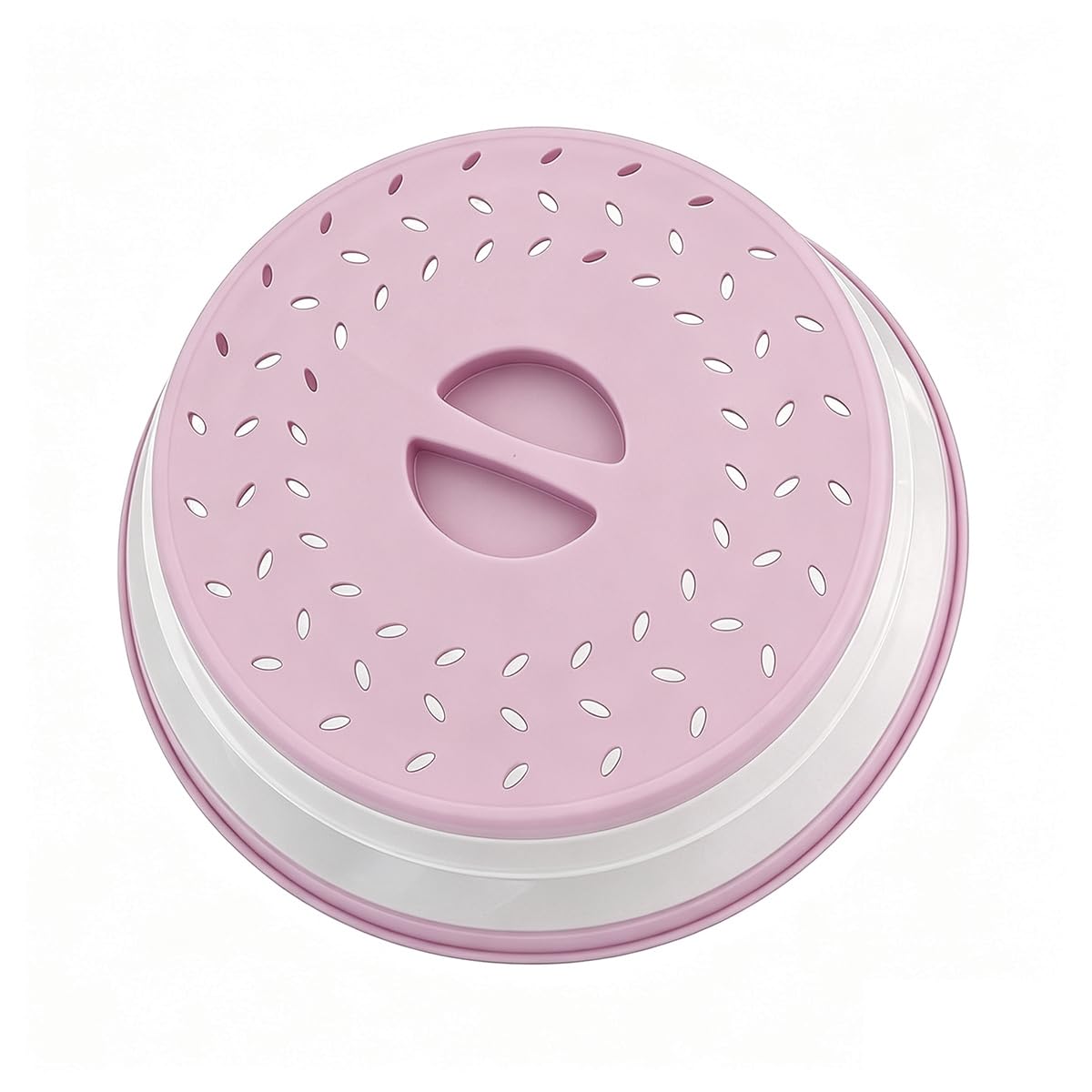 Collapsible Microwave Splatter Cover(10.5 IN,Light purple)