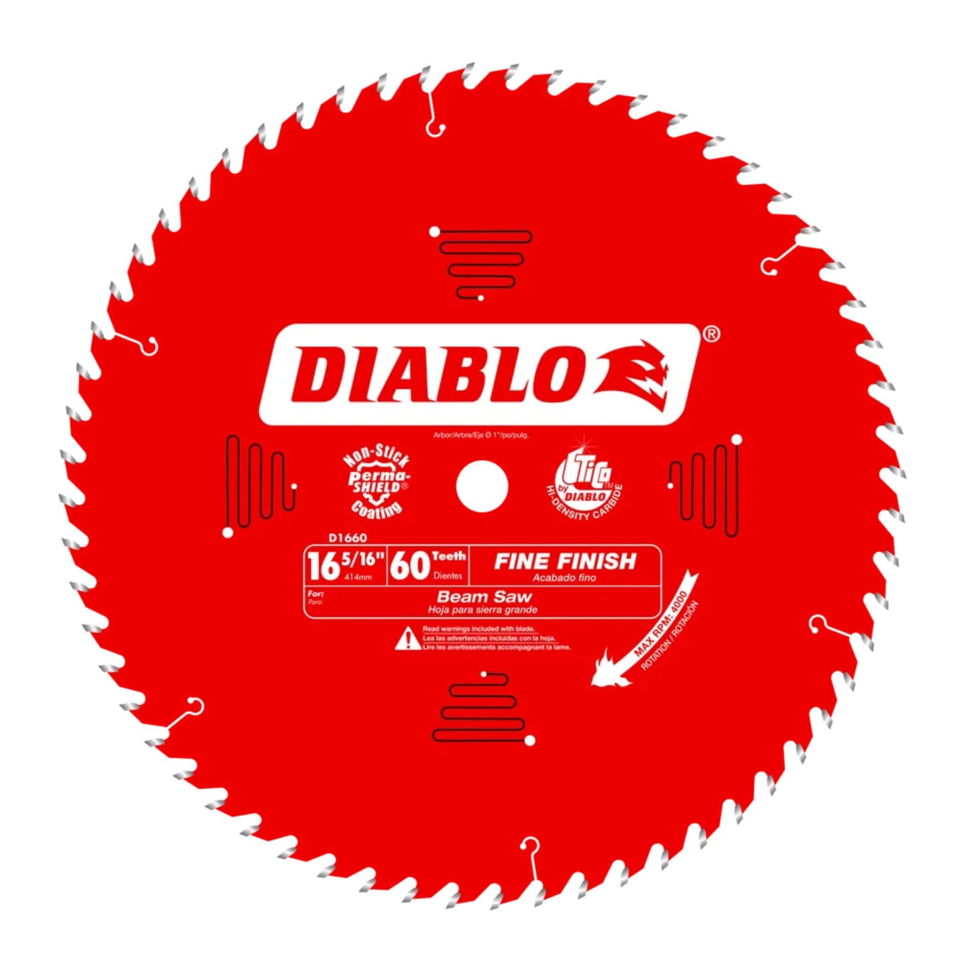 Diablo Finish Saw Blade - 6.5" ATB, 40 Teeth -7 Diablo Finish Saw Blade - 6.5" ATB, 40 Teeth -7