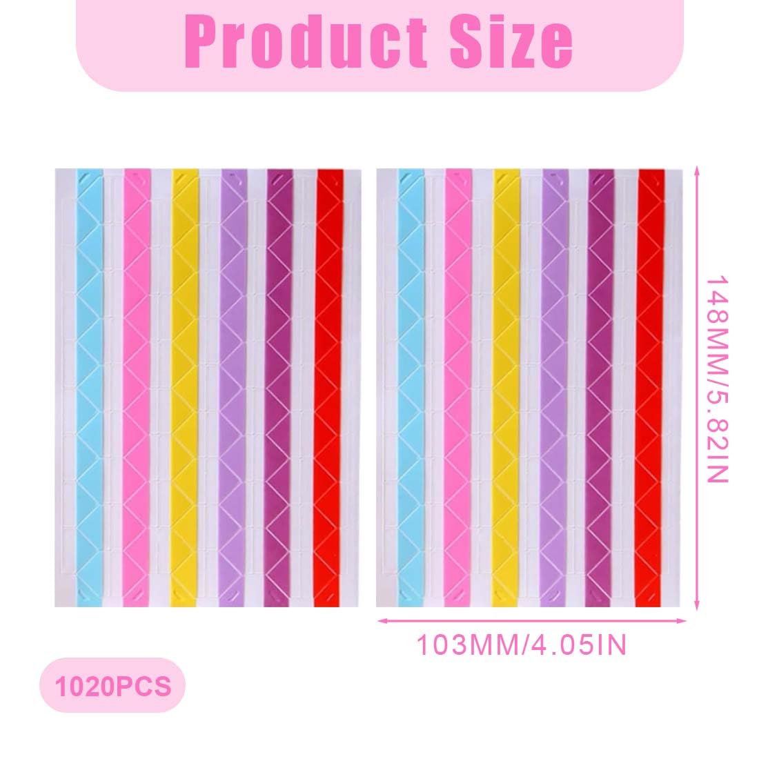 EIHI Esquinas Adhesivas para Fotos, Esquinas Adhesivas para Fotos, Pegatinas para Fotos y Pegatinas para álbumes de Recortes, Bricolaje, 1020 Piezas