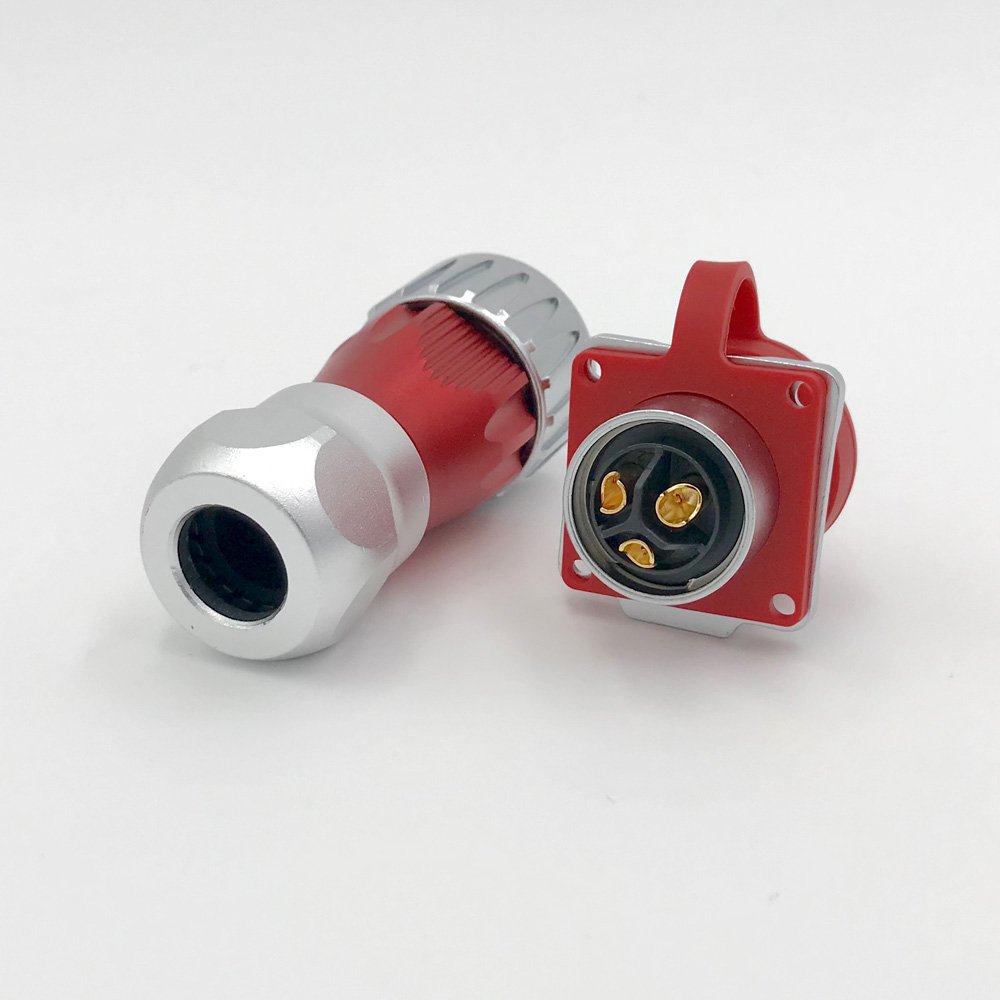3 Pin Power Circular Connector Male Socket Outdoor Waterproof Ip67 S 625844