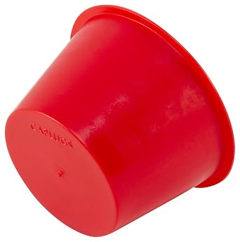 Caplugs T-294-2 T Series Plastic Tapered Cap and Plug, 30 Pack, Red LD-PE, Cap OD 0.890" x Plug ID 1.090", Protective Closures, Dust and Moisture Seals, MIL Spec, SAE Fittings Z249-21AK1