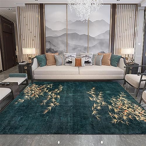 Tappeti Design Schlafzimmer Wohnzimmer Rechteckigen Teppich 80 X 120 CMNeuer grüner Bambus im...