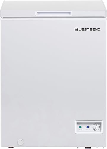 Miniatura 8 de West Bend WB0700CFMW - Congelador de pecho con control de temperatura ajustable, independiente con tapa abatible, descongelación manual con desagüe