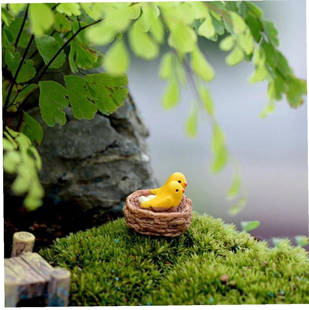 i Uccelli Artificiali Gufo Decorazioni Da Giardino Fata Giardino Miniature Mini Gnomi Moss Terrari Mestieri Della Resina Figurine Da 0,25 € | DHgate