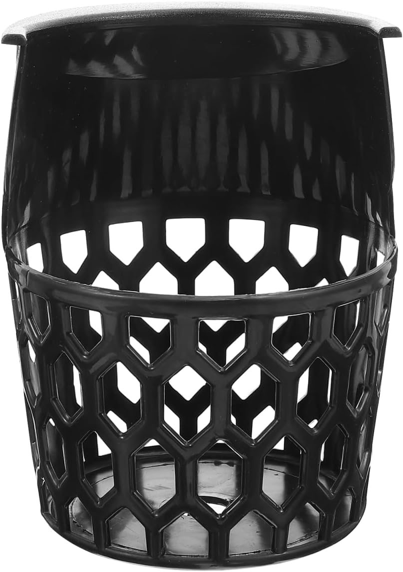 BESTonZON Billiard Basket Drop Ball Net for Pool Table 6.29 Inch Plastic Storage Holder for Billiard Balls Catcher Game Room Accessory