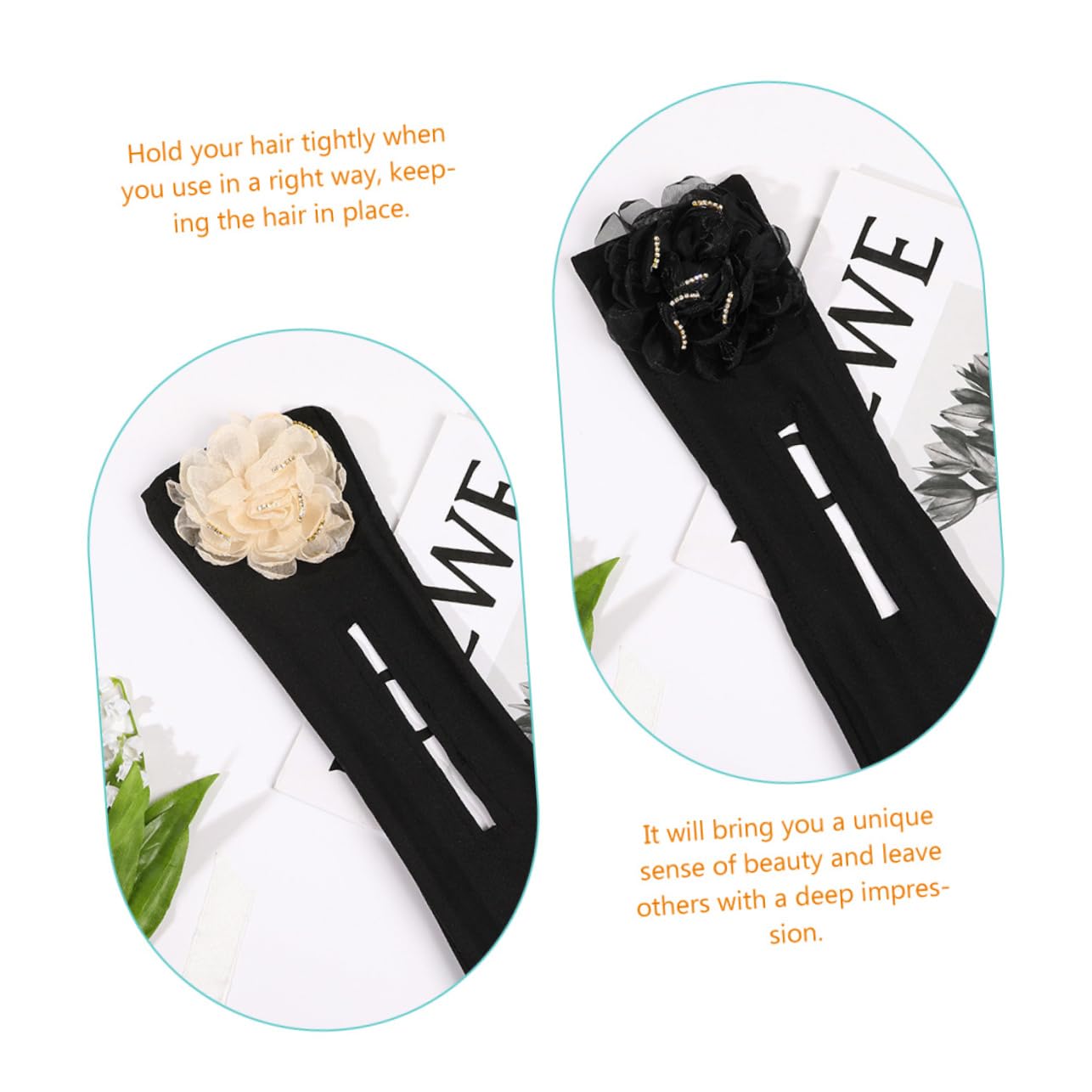 Healeved 12piezas Moldeador De Moño Floral Para Hacer Peinados Herramienta De Decoración De Cabello Para Mujeres y Niñas Para Yoga Fiesta y Deporte