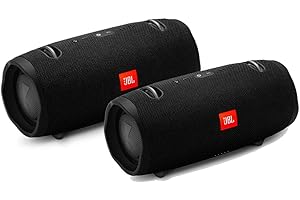 Xtreme 2 Portable Wireless Bluetooth Speakers - Pair (Black)