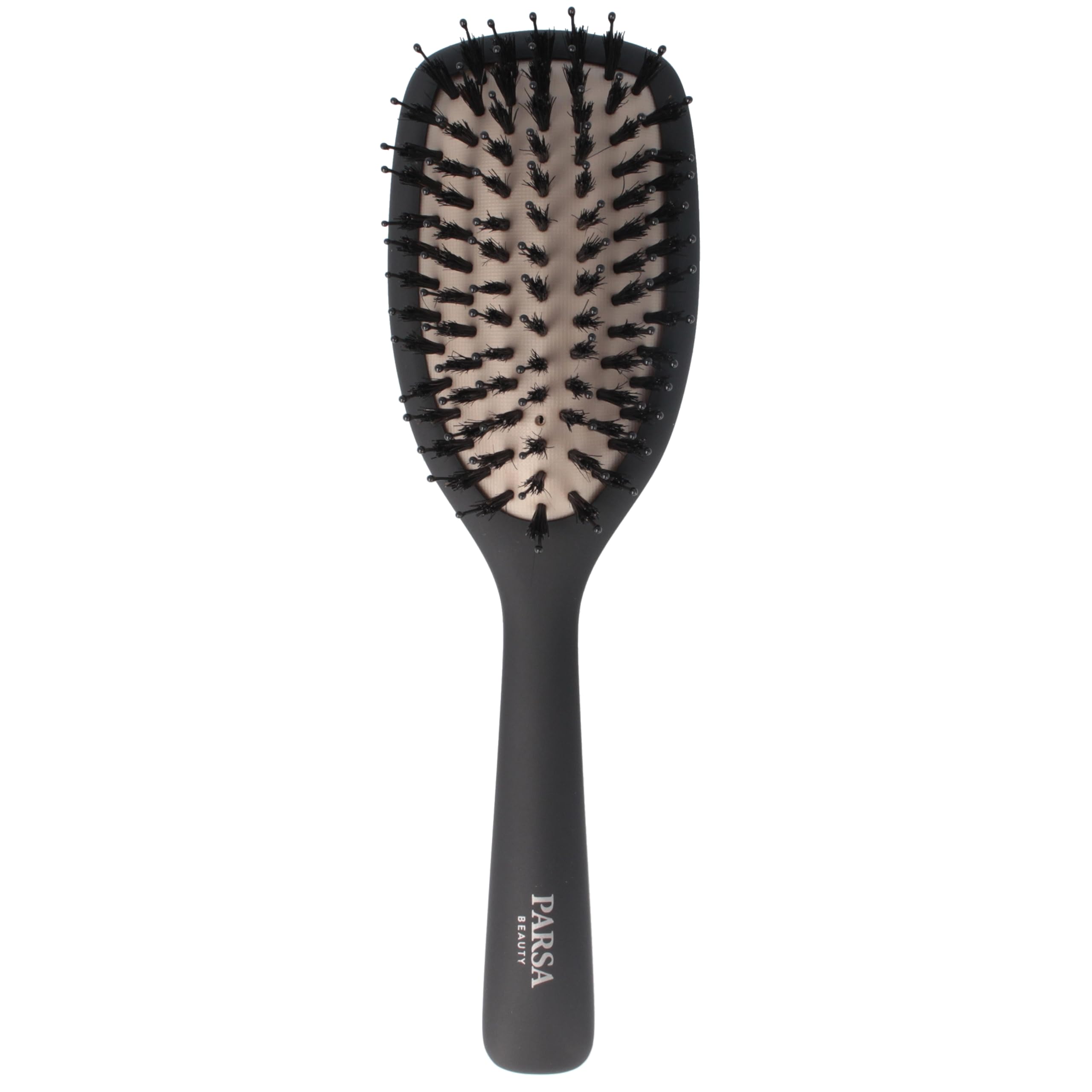 PARSA Beauty Professional Active Ingredient Brush Keratin + Biotin (Hair Brush Large/Oval) - Hair Brush for Straightening and Care - Hair Brush Curly Hair - Hair Brush Long Hair - 28.4 x 7.2 x 4.4 cm