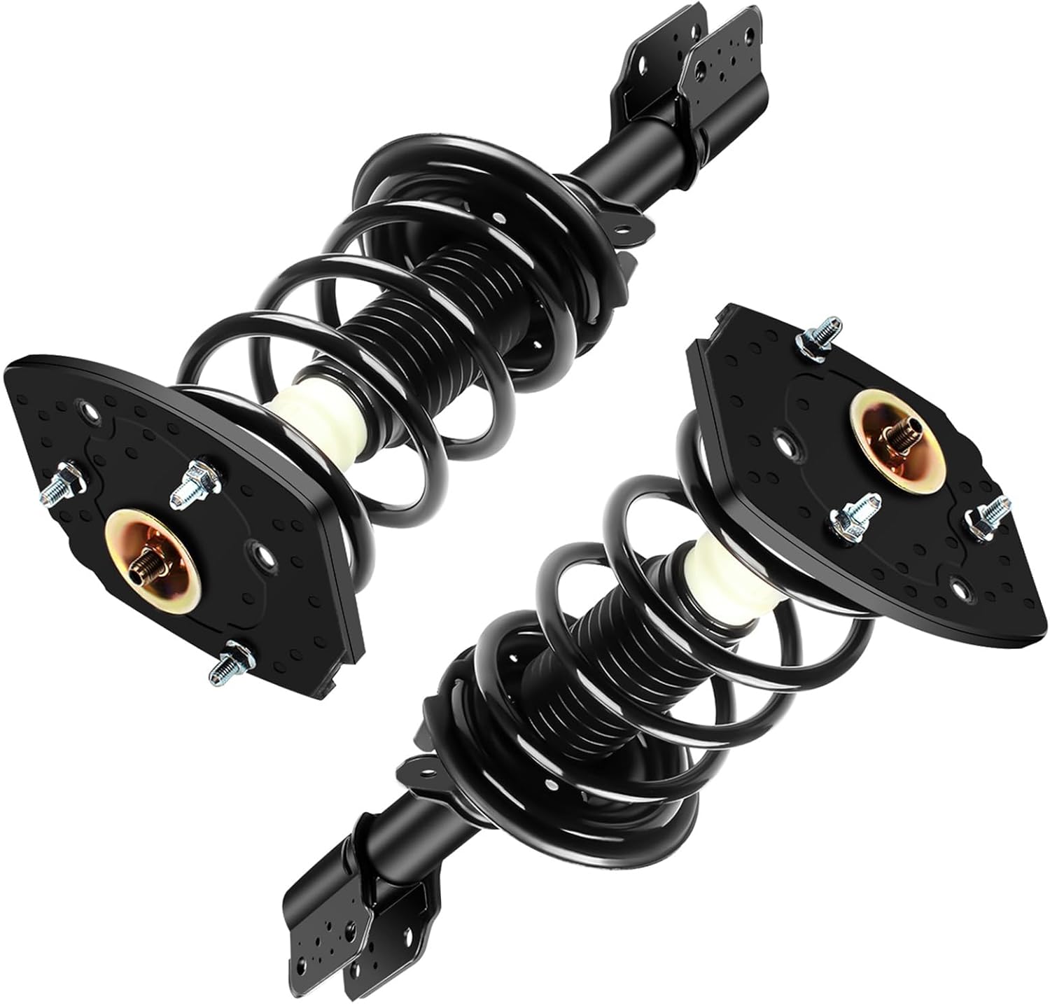 Complete Struts,ECCPP Front and Rear Strut Spring Assembly Shock Absorber for 1997-2005 for Buick Century,1997-2004 for Buick Regal,1997-2003 for Pontiac Grand Prix (Rear Pair)