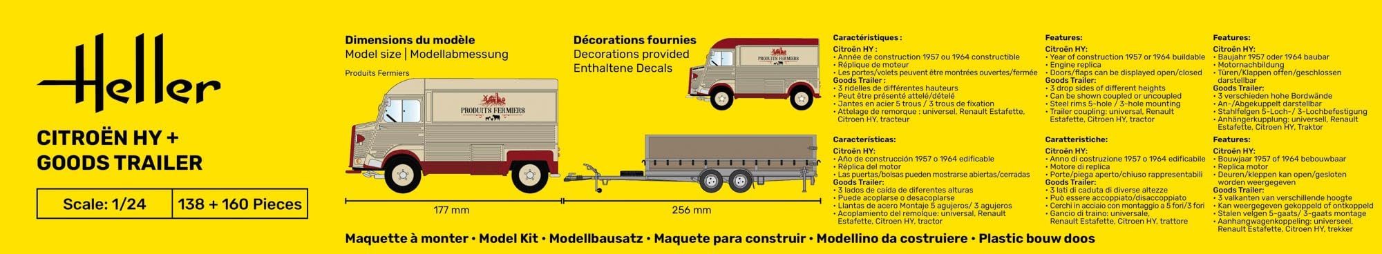 Heller HEL50331 Maquette en kit, Non Peint