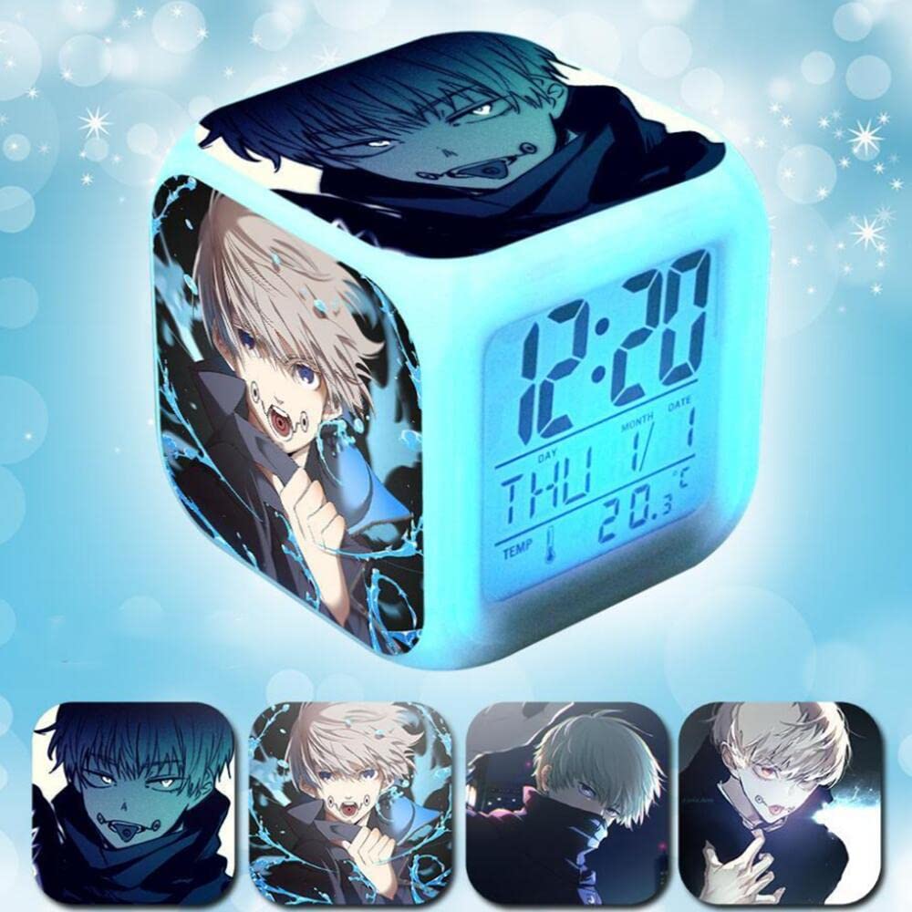 Amazon.co.jp: OHMM 呪術廻戦 目覚まし時計 置き時計 デジタル時計