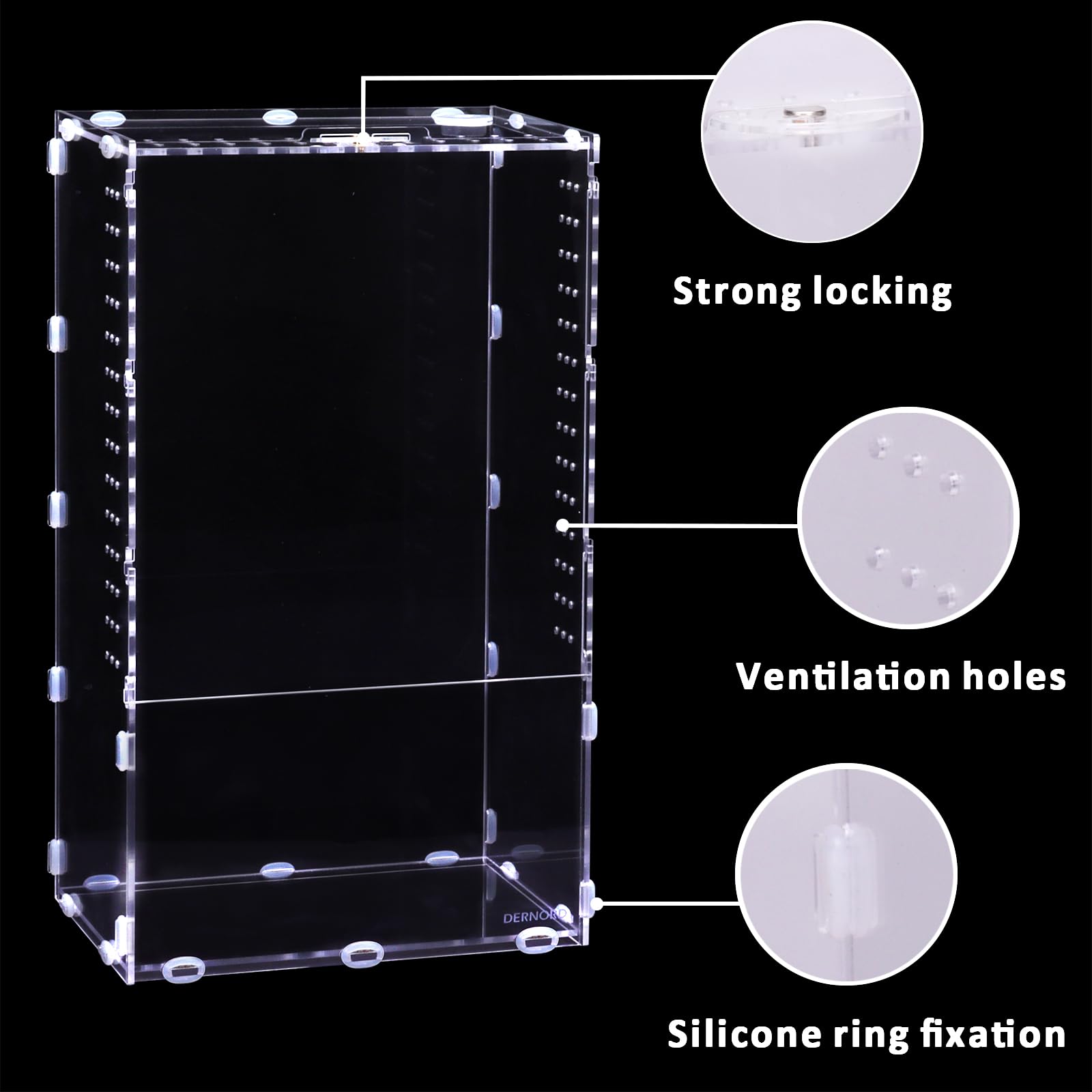 Acrylglas Terrarium Für Springspinnen,Acryl Reptil Produktbild-Vorschau 2