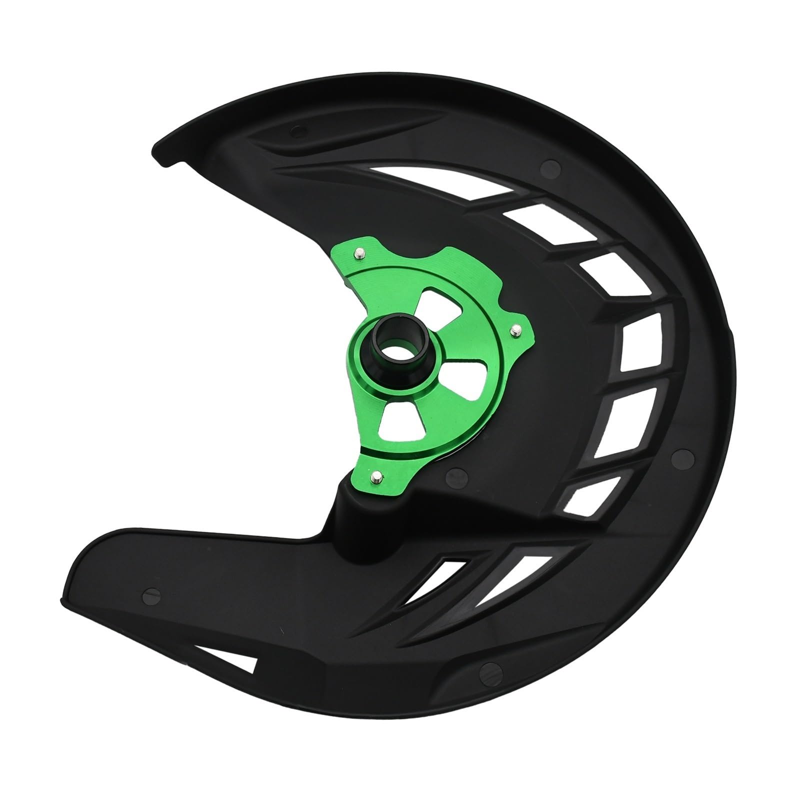 Osłona ochronna hamulca tarczowego Pasuje do Kawasaki KX125 KX250 KX250F KX450F KLX450R 2006-2020 Osłona przedniej tarczy hamulcowej motocykla Protector(Black)