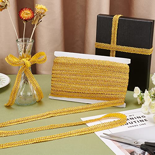 PH PandaHall Rifinitura a Treccia Gimp, 15mm 18m