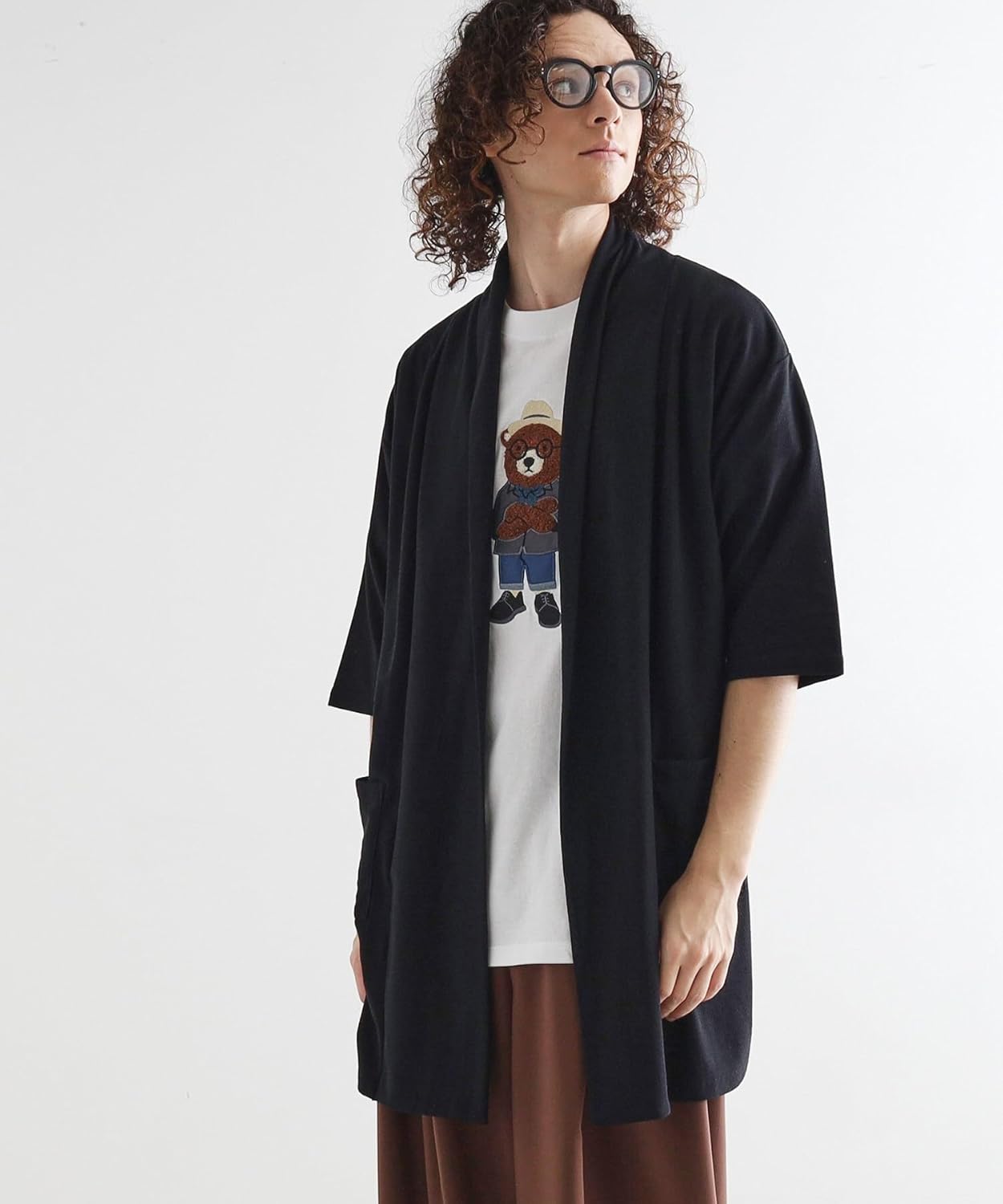 Amazon | [ ティーケー タケオキクチ ] カーディガン/ボレロ ショール