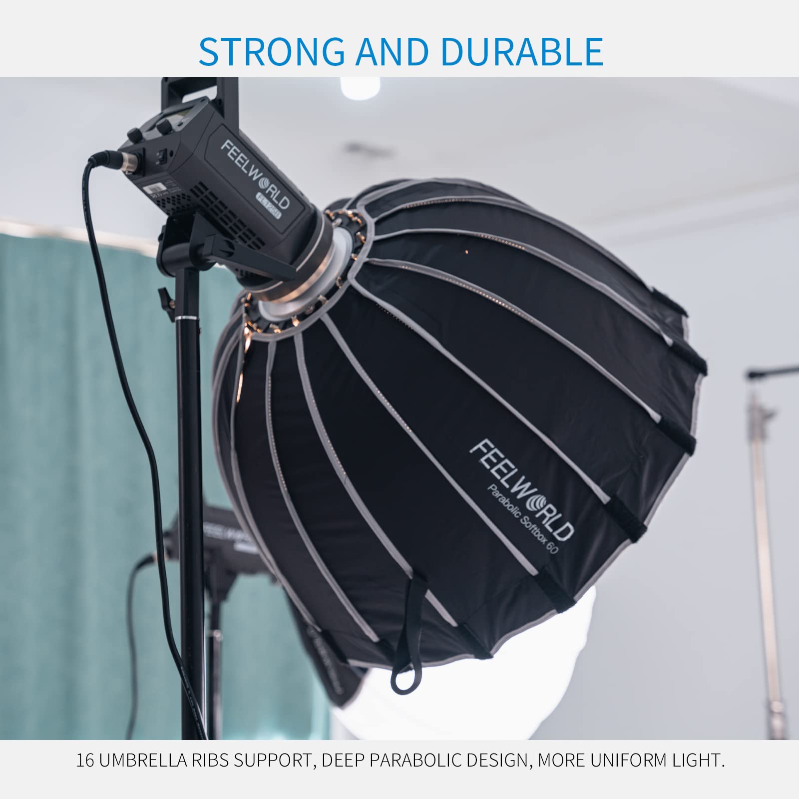 FEELWORLD FSL65 65cm Lantern Softbox Quick Release Diffuser With Bowens Mount - View #8
