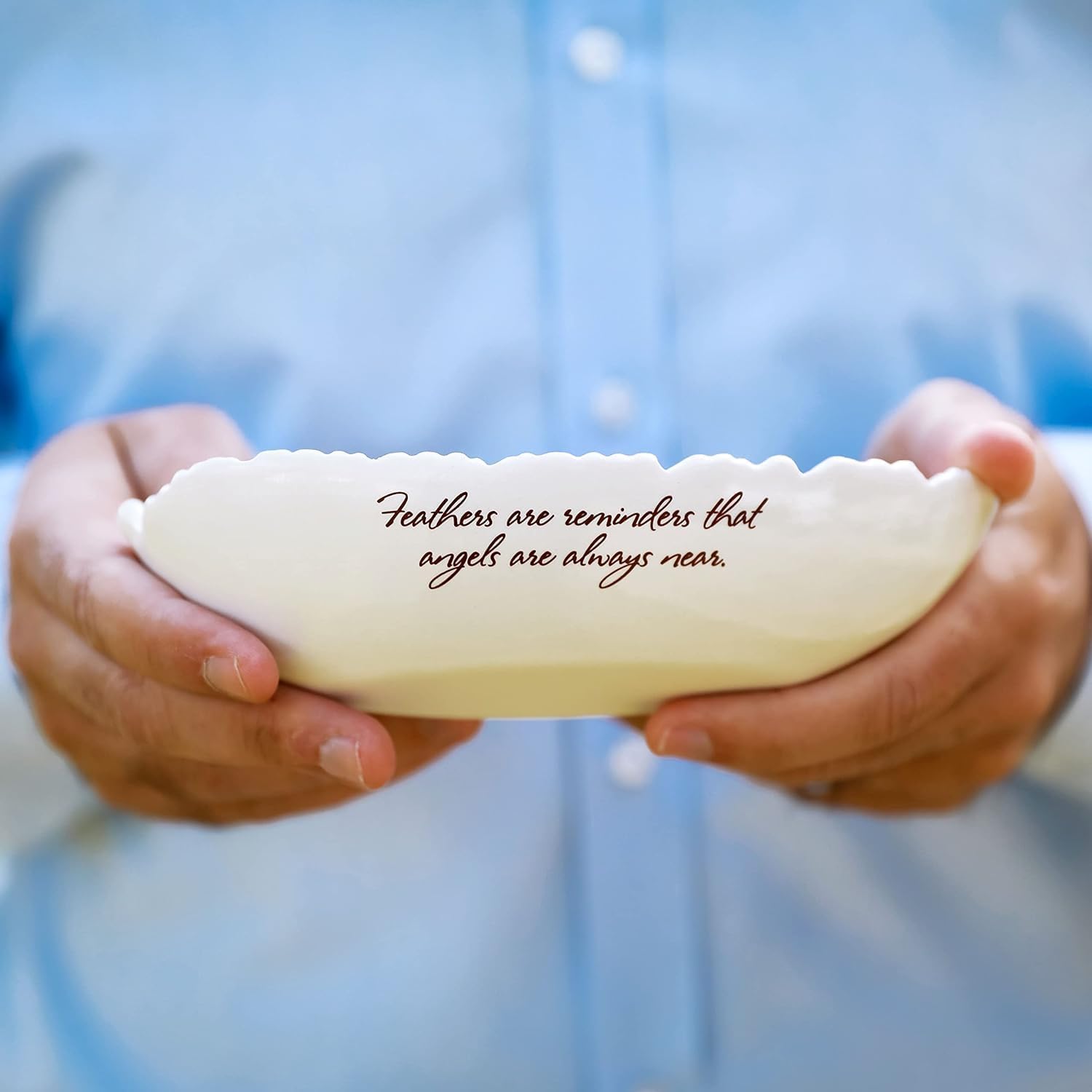 Sympathy Gift, Feather Sympathy Gift - Feathers Are Reminders That Angels Are Always Near - Image 9