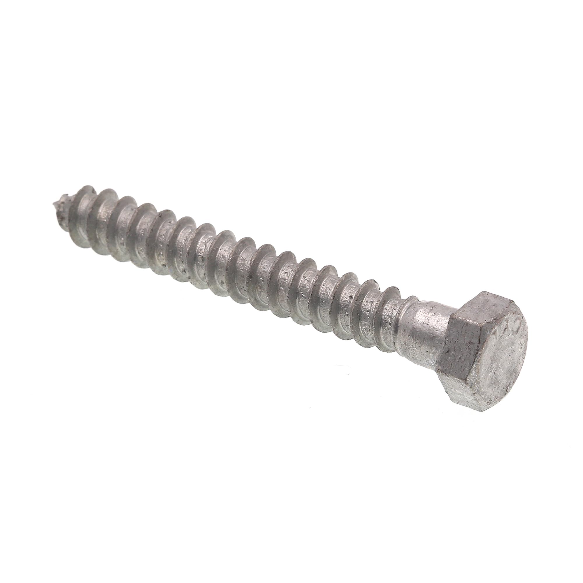 Galvanized Lag Screws - 25 Pack, 3/8" x 3" -1 Galvanized Lag Screws - 25 Pack, 3/8" x 3" -1