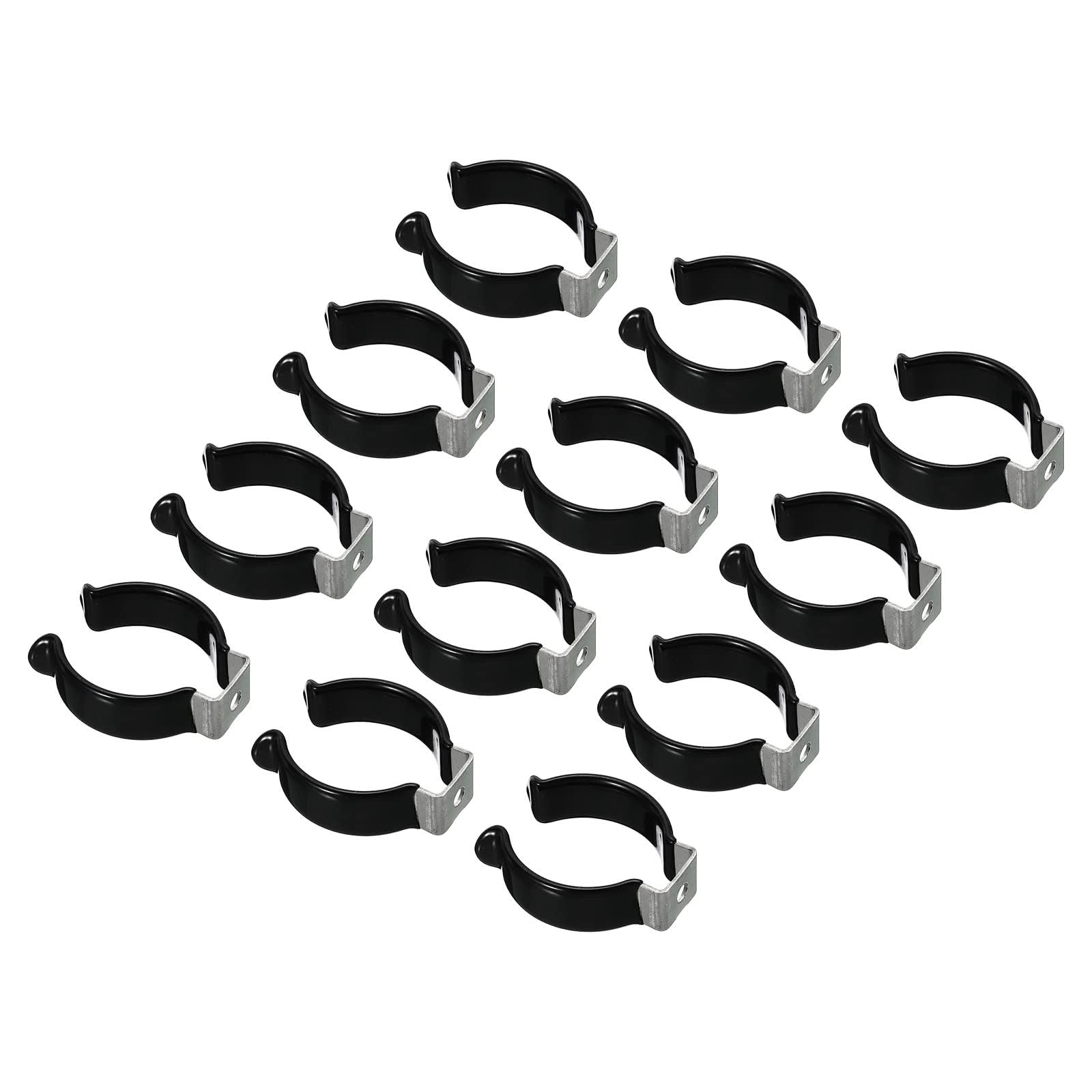 Boxonly T12 U Clips Holder Bracket for LED Light Bulb Mounting Bracket Support Stainless Steel Fluorescent Tube Holder Pipe Clamps Spring Holder Tool