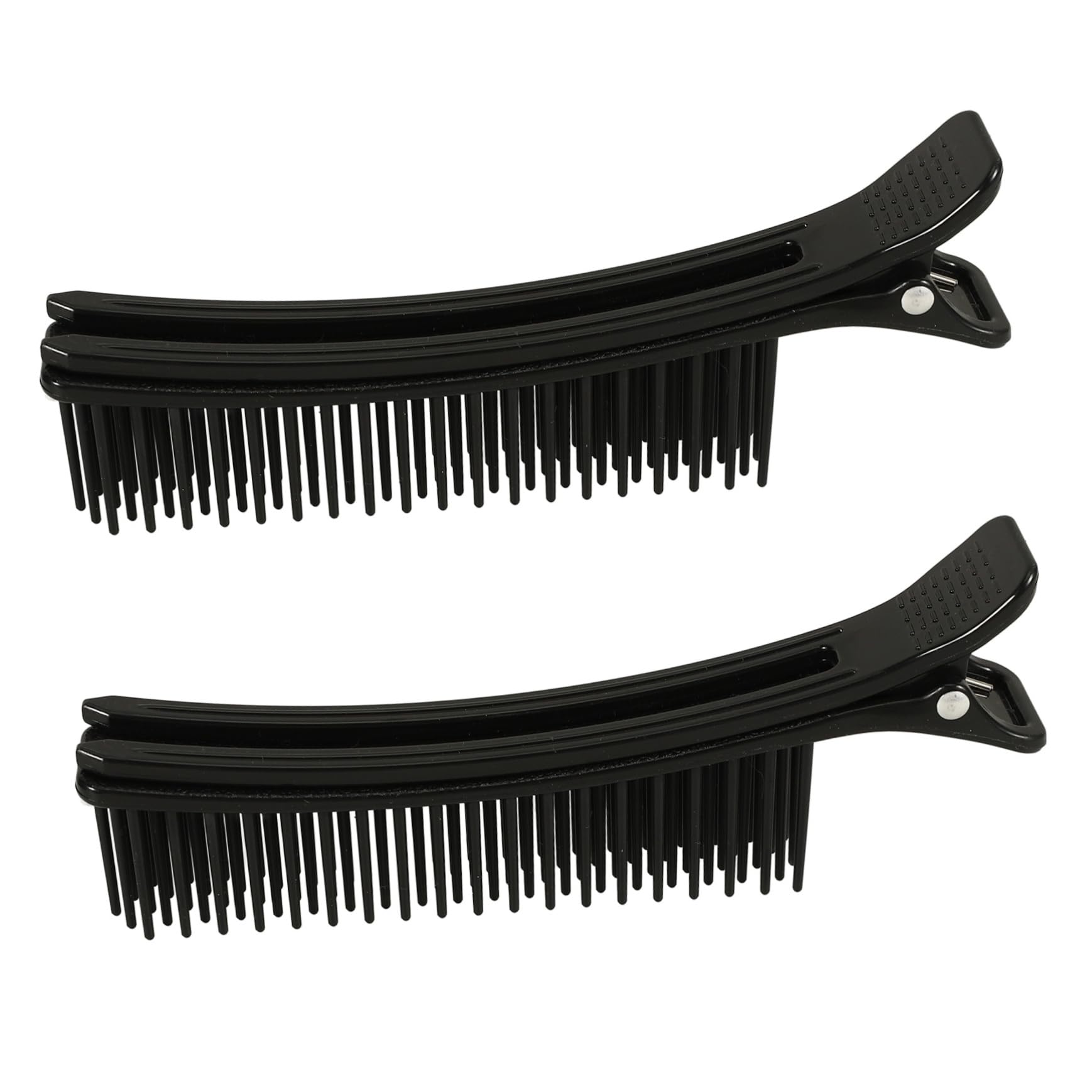 Amazon.co.jp: Frcolor 2個セット ヘアケア用 くし付きヘアクリップ