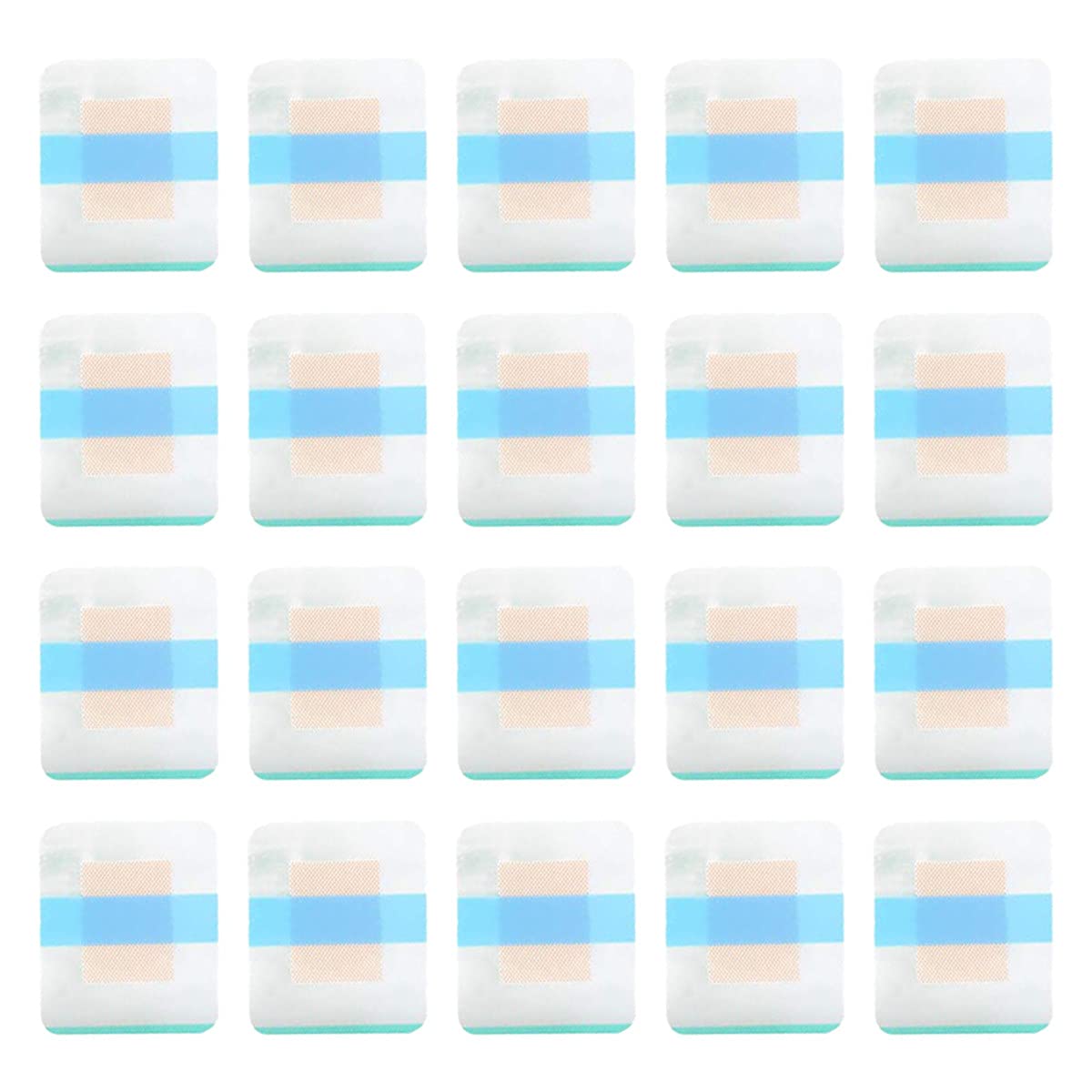 20 Pcs Baby Toddler Newborn Navel Sticker Umbilical Cord Patch Waterproof Swimming Adhesive Tape Belly Band Protector Disposable Abdomen Sticker for Bathing