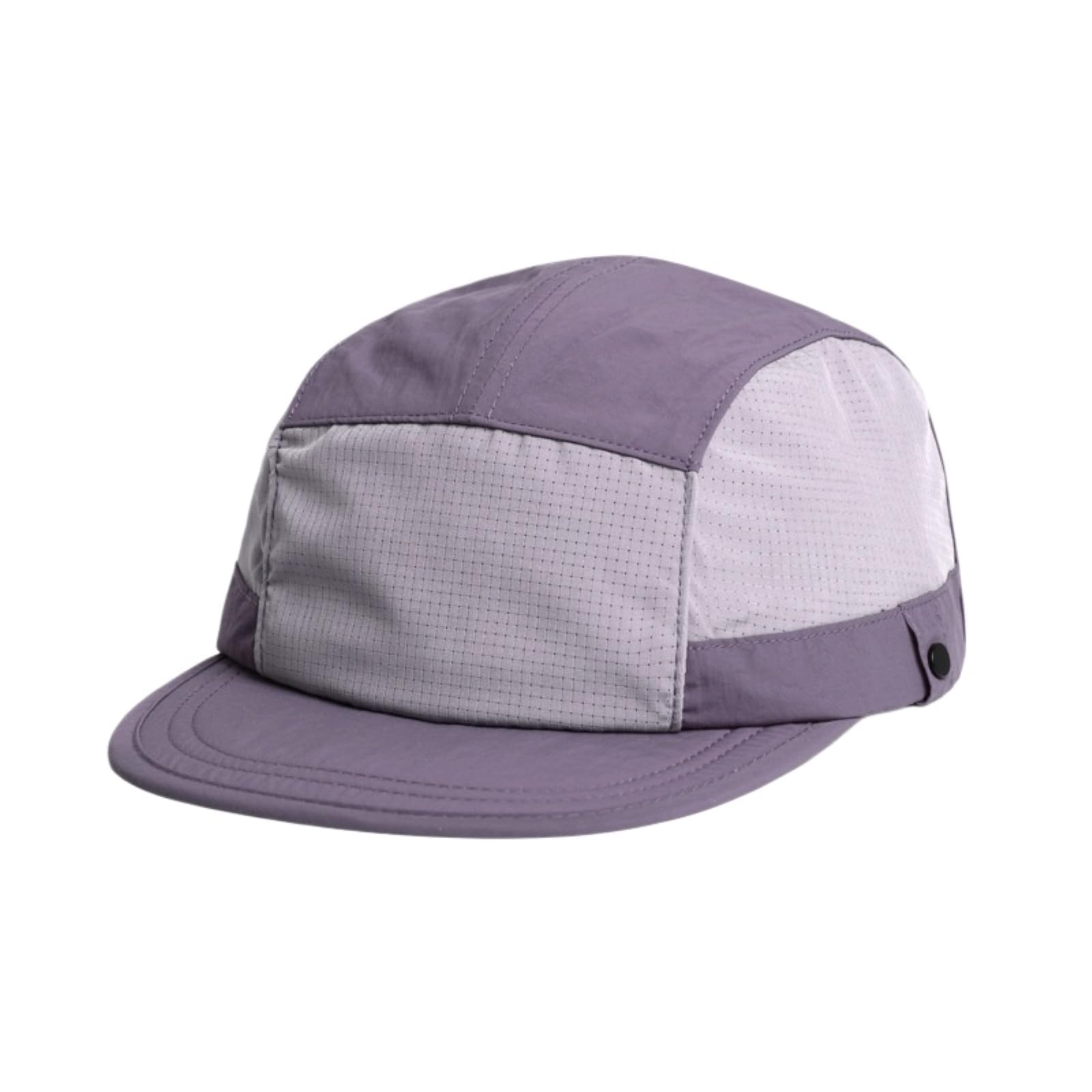 Gyios Unisex Purple Baseball Cap Five-Panel Quick-Drying Hat Breathable Flat Brim Cap-56-58Cm