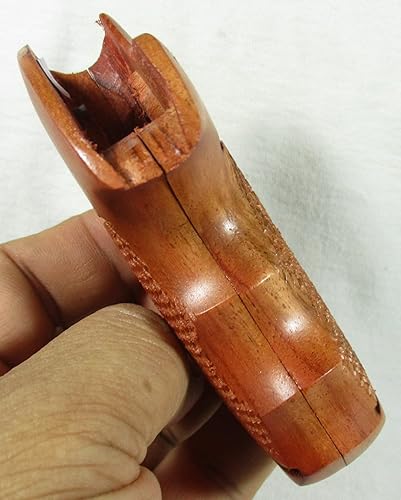 Miniatura 3 de Puños de madera a cuadros para revólveres S&W, marco J, guardaespaldas, trasero redondo, nuevo