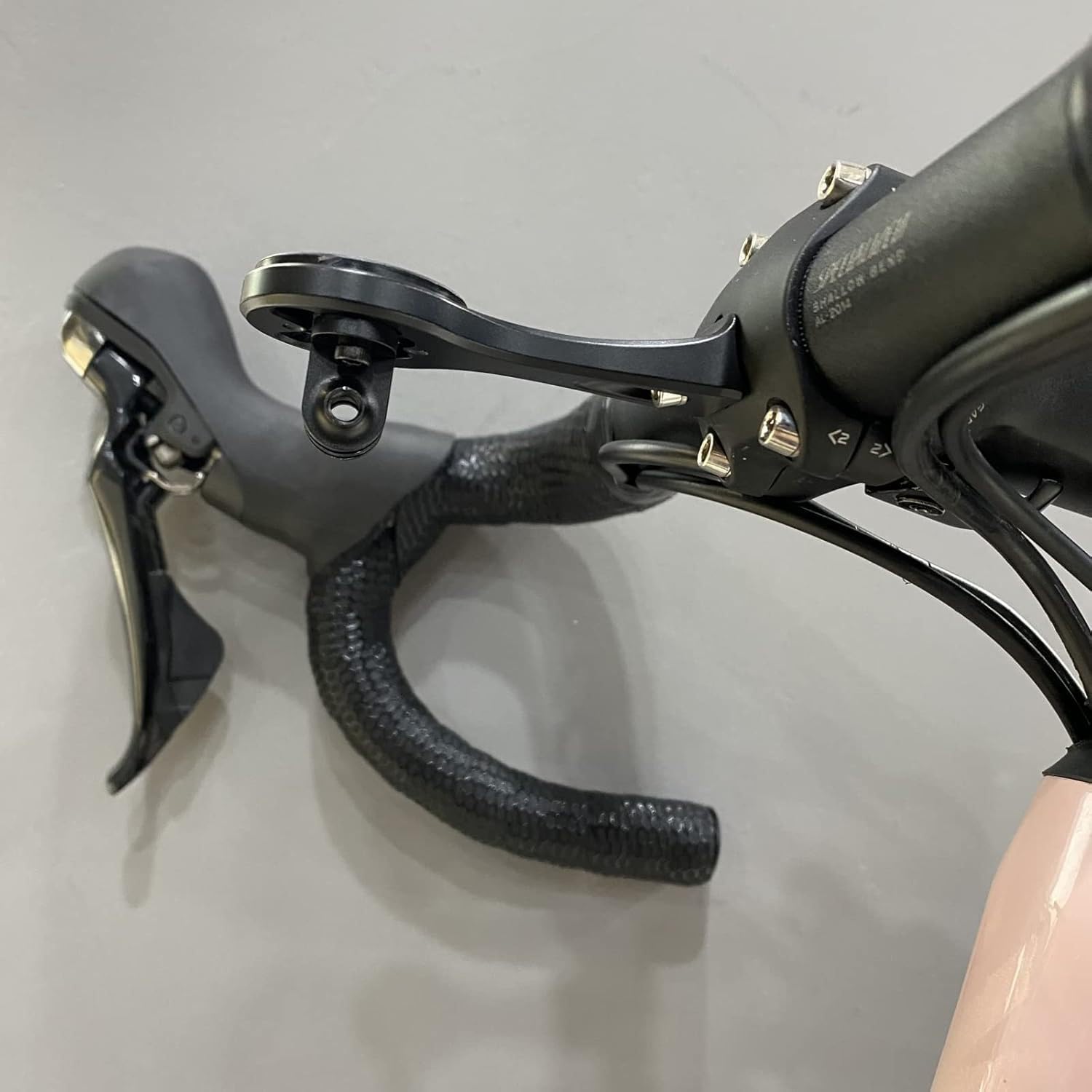 Support de vélo Compatible avec Potence spéciale Vange SL7, Out Front Combo Mount pour Garmin Edge Wahoo Elemnt et Bryton