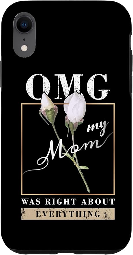 Amazon Co Jp Iphone Xr お母さん お母さんに贈る花と英語の面白いことわざ スマホケース 家電 カメラ