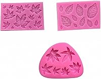 Vista 6 de Molde de fondant para bricolaje, flores, cola de sirena, hojas, lindo molde de silicona para pastel de caramelo de chocolate, vela de arcilla hecha