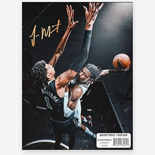 MENKARWHY Ja Morant Signed Poster For Kids Room Bedroom Wall Decor-Basketball Superstar Posters Canvas Art Print Picture For Teen Boy Fans Birthday D3gifts