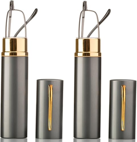 Newbee - Gafas de lectura de tubo para lectores de bolsillo