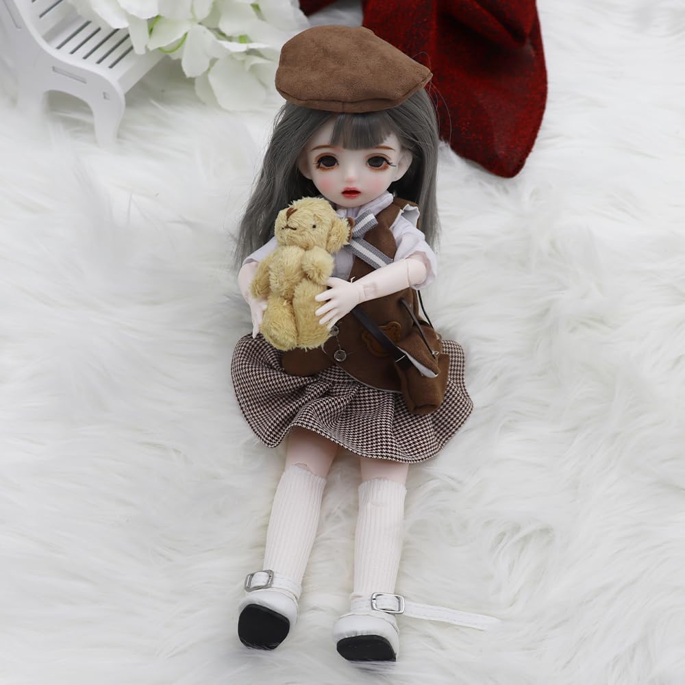 Amazon | KAKAA BJDドール フルセット 1/6 球体関節人形 30cm 球体関節