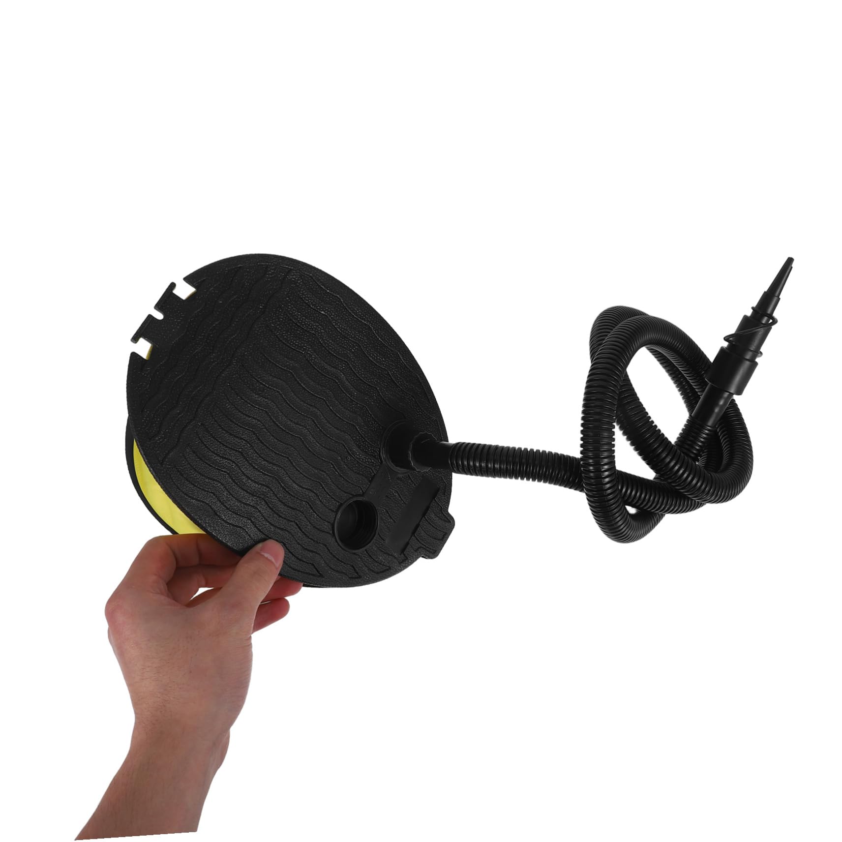DOITOOL 3 Stück Fuß-balgpumpe Robuste Fußluftpumpe mit Adaptern Schnell Aufblasbar und Entleerbar Geeignet für Luftmatratzen Camping Yogabälle und Luftbetten Kompakt und Tragbar