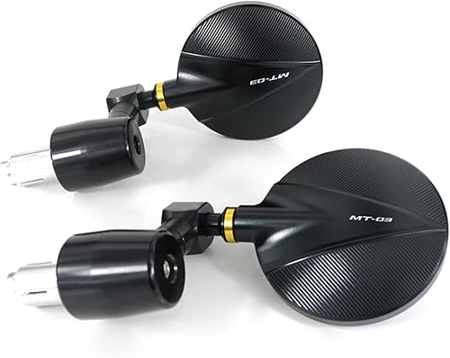 Miniatura 4 de Mirrors Parts For MT-03 MT03 MT 03 2006-2014 2016 2017 2018 2019 2020 2021 Motorcycle CNC Aluminum Rear View Side Mirrors Handle Bar End Mirror (