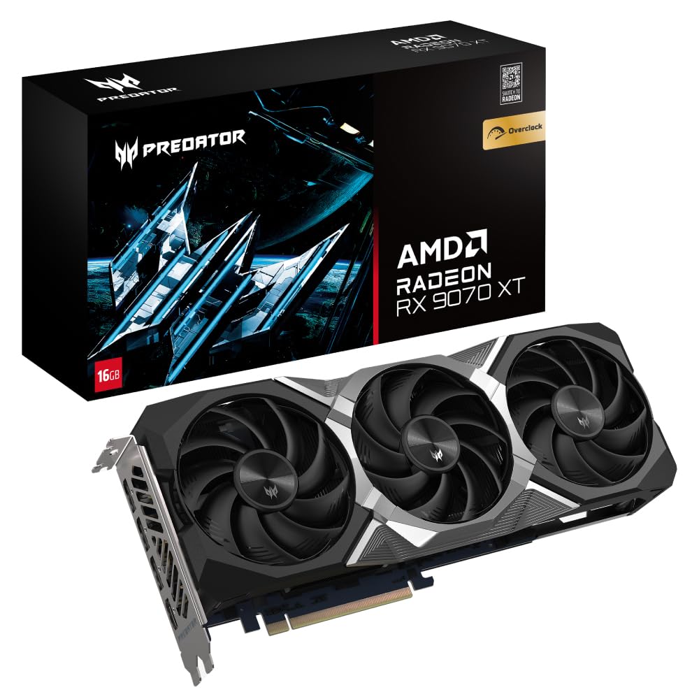 グラフィックボード・グラボ・ビデオカード RX9070XT Amazon | ASRock Radeon / RX9070XT 搭載 グラフィックボード